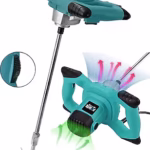 KİMMEER PLUS Profesyonel 1800w Devir Ayarlı Elektrikli Alçı Boya Ve Harç Karıştırıcı Mikser