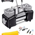 Kayamax Profesyonel 930P Çift Pistonlu 12 V 230 Psi Dakikada 85 Lt Araç Araba Lastik Bot Şişirme Kompresörü