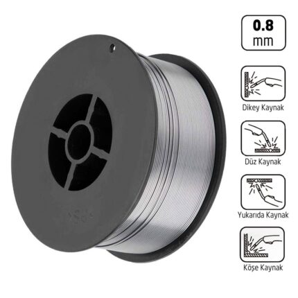 West Plus K108 Gazsız Gazaltı MIG Kaynak Teli 0.8 mm (1 Kg Makara)