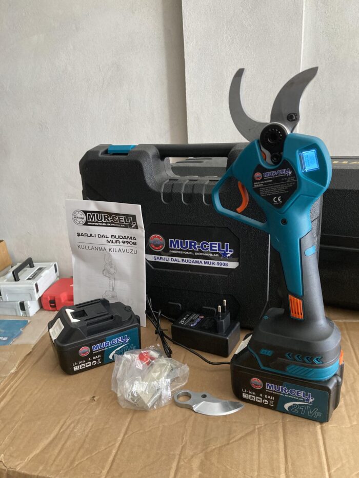 MUR-CELL ŞARJLI DAL BUDAMA MAKASI (MUR-9908)  50 mm Budama makası - Görsel 2