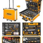 İngco HKTHP21471 Endüstriyel 147 Parça El Aleti Seti valiz dolu takım sandığı