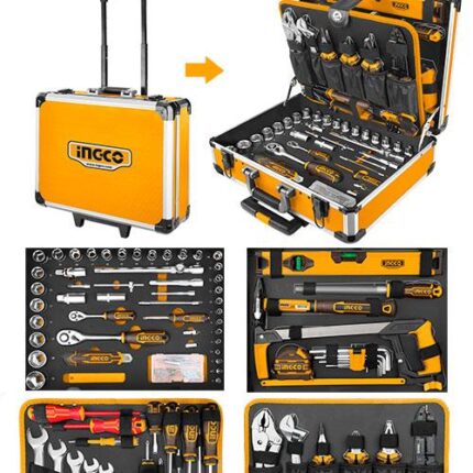 İngco HKTHP21471 Endüstriyel 147 Parça El Aleti Seti valiz dolu takım sandığı