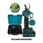 Assur Profesyonel 21v Çift Akülü Ağaç Odun Dal Kesme Makinası Şarjlı Dijital Budama Makası-2919