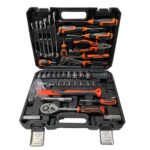 KINGQUEEN PH240 58 Parça Profesyonel Lokma Takımı ve Alet Takım Seti Crv çelik