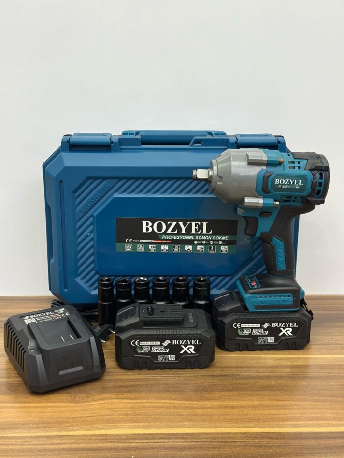 Bozyel 36v 1000 nm profesyonel torklu matkap somun sökme  kömürsüz motor - Görsel 3