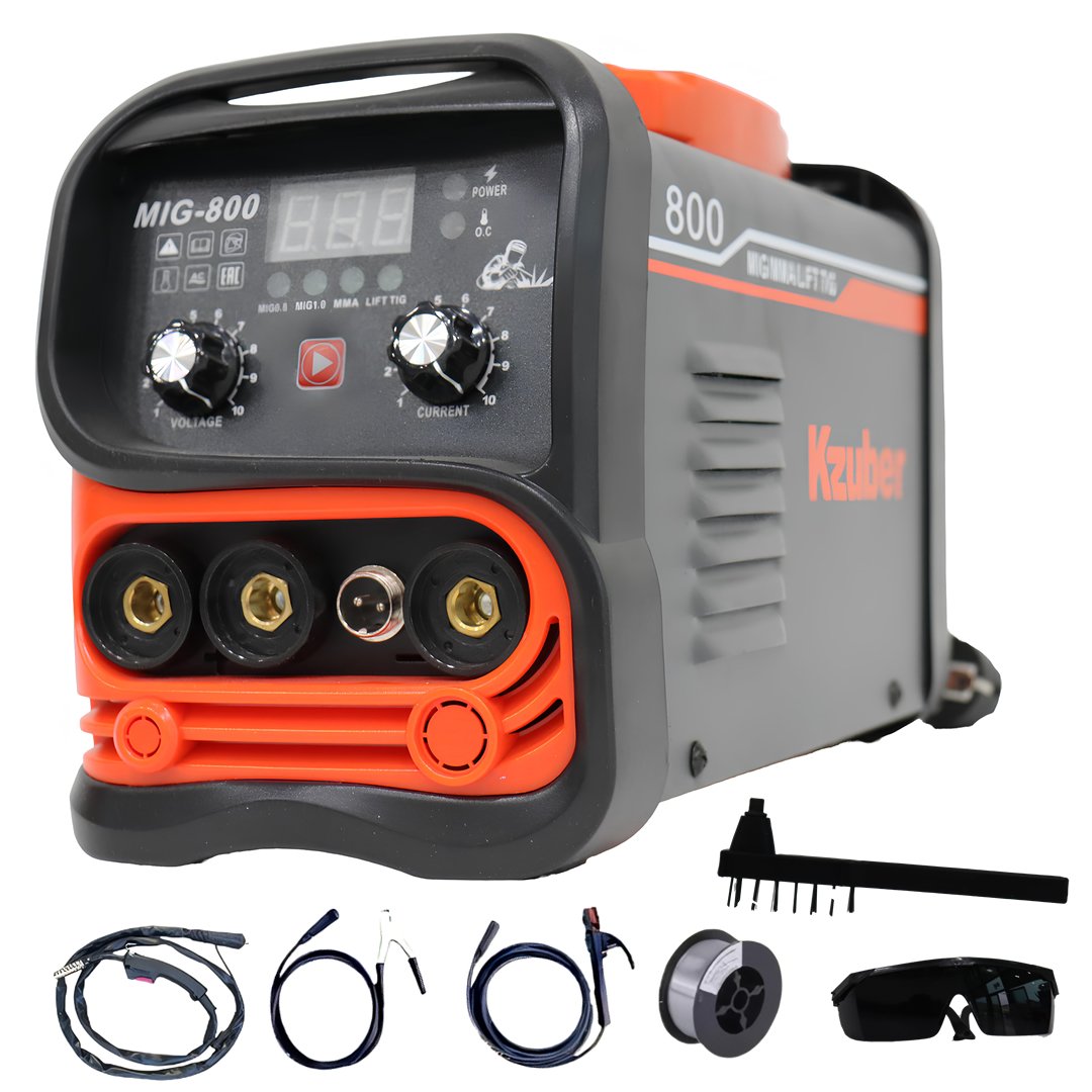 kzuber-800-gazsiz-gazalti-kaynak-makinesi-mig-mma-tig-kaynak-makinesi Kzuber MIG-800 Yeni Nesil Gazsız Gazalti Kaynak Makinesi German Style 3 Fonksiyonlu - Görsel 1