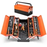 West plus  85 parça lokma takımı kaliteli alet takım çantası sandık çanta metal  5 gözlü - Görsel 2