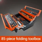 West plus  85 parça lokma takımı kaliteli alet takım çantası sandık çanta metal  5 gözlü