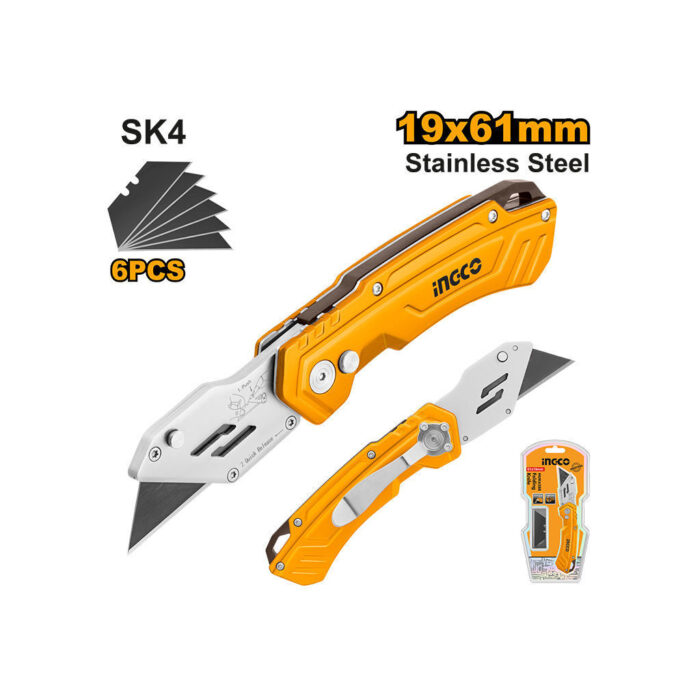 INGCO HUK6288 ENDÜSTRİYEL KATLANIR MAKET BIÇAĞI - Görsel 2
