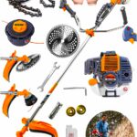 Daflong Bakır Sargı Yan Tipi Benzinli Ot Çalı Çim Biçme Tırpan Makinası Canavar Baslık-K 52 CC