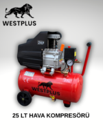 WEST PLUS 25 LT HAVA KOMPRESÖRÜ YAĞLI SİSTEM TAM PROFESYONEL - Görsel 3
