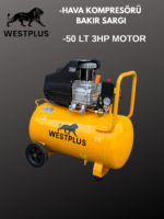 WEST PLUS 50 LT 3 HP HAVA KOMPRESÖRÜ TAM PROFESYONEL YENİ NESİL - Görsel 2