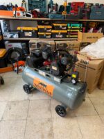 WEST PLUS 100 LT  HAVA KOMPRESÖRÜ PROFESYONEL  ÇİFT PİSTON - Görsel 2